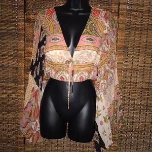 Gypsy Cropped Blouse